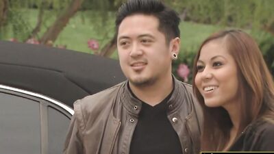 Young Asian couple loves watching other people being intimate