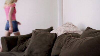 Terrified skinny stepsister teen Mackenzie Moss fucked bro