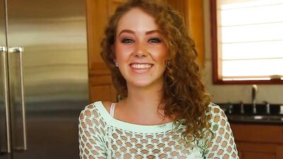 Brunette adores giving oral treatments to her boyfriend that include cock sucking and balls licking