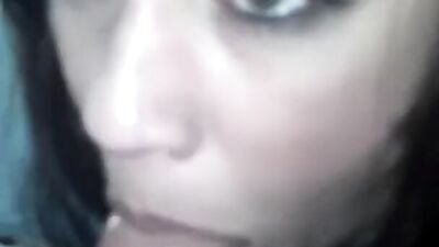 Amateur wife is filmed by her husband while sucking off his stiff rod