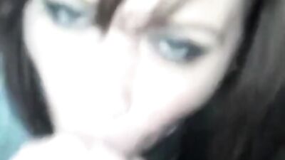 Amateur wife is filmed by her husband while sucking off his stiff rod