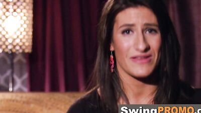 Swinging couples are sharing their testimonials before engaging in a passionate midnight orgy