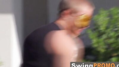 Swinging couples are sharing their testimonials before engaging in a passionate midnight orgy