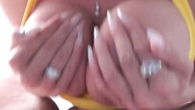 Gorgeous amateur blonde with a tremendous booty is enjoying sex with her new boyfriend