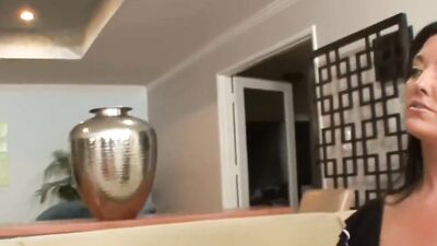 Young daughter and her stepmom are locked in a position 69