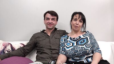 Amateur couple is doing the first new audition that will require them to have sex