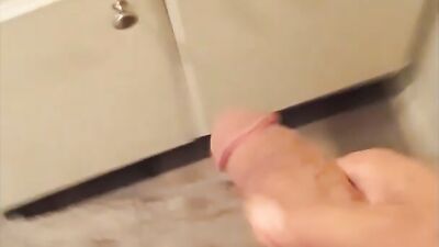 Amateur fellow with a massive dong is making home videos of his manhood