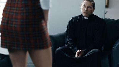 Teen schoolgirl losses her anal virginity with a perverted priest