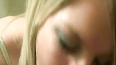 Blonde minx is filling her mouth with a BBC in this amateur flick