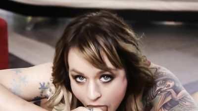 Throated Alt Babe Sammie six Facefucked and Facialed