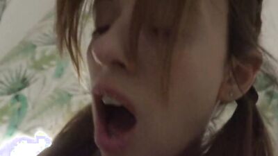 After a sloppy cock sucking, the amateur cooze wants it in her butt