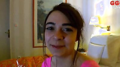 Lovely young lady is filmed while masturbating with her sex toy