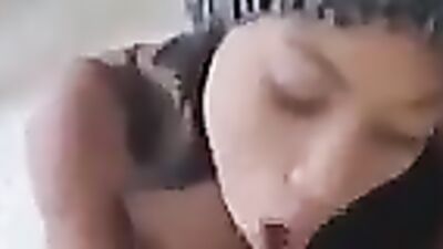 Lovely amateur girl adores treating her boyfriend with POV cock sucking