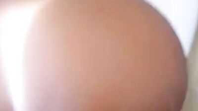 A close-up on a lovely amateur booty while it's bouncing on a fully erect cock