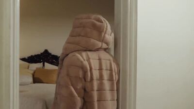 Blonde was cold, so she jumped in the bed with her stepbrother and warmed up