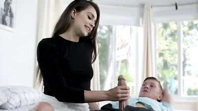 After treating her lover with a sensual cock sucking, the babe was ready for penetration