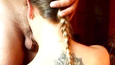 Round booty gal and her lover are making their first amateur sex video