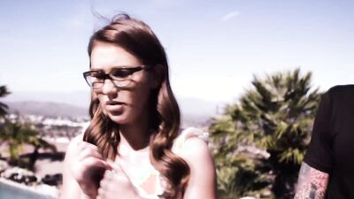 Nerdy sweetheart Paige Owens is comforted and banged by her randy stepdad
