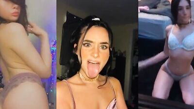 Compilation of nude pictures and porn clips of an amateur harlot