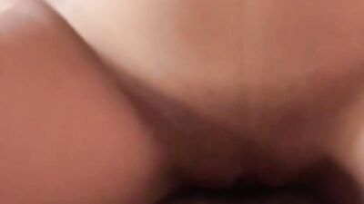 Bearded dude has his lustful girlfriend riding him like a cowgirl