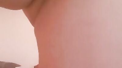 Amateur woman took her black panties off and spread her big ass for you