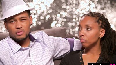 Black couple invited their hot buddy for a hardcore threeway sex