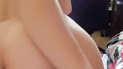 Amateur babe wants you to worship her perfect ass while she's fingering her pussy