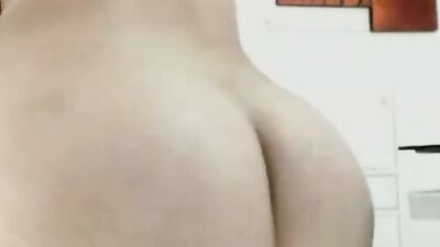 Buxom amateur babe plays with a lovense lush and a vibrator during masturbation