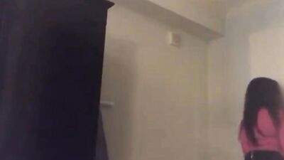 Voluptuous wife is being filmed while she playing with her cunny naked