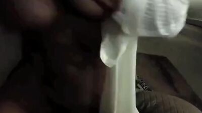 Curvaceous amateur gal goes to a trance-like state while having sex