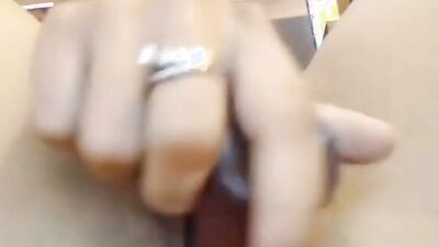 A close-up on a juicy amateur twat while it's being rubbed and fingered
