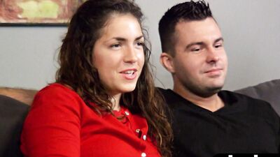 Amateur couple is about to have their first porn experience on camera