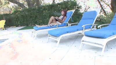 Kyle Stone Has Her Big Black Booty Eaten Out