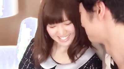 Cute Asian girl has her hairy pussy stuffed by her horny lover