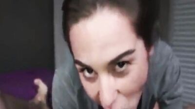 POV cock sucking and teasing that ends with messy oral creampies