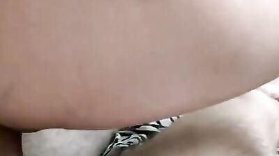 Close-up on a cute amateur chick while she's orally pleasing her boyfriend