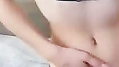 Solo amateur girl is filming herself while playing with her itching pussy