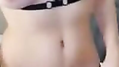 Solo amateur girl is filming herself while playing with her itching pussy