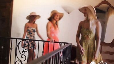Anikka Albrite, Carter Cruse, and Carie Parker  Fuck At The Sorority House
