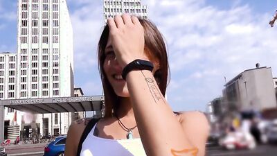 Old man found a gorgeous teen girl in public that was willing to bang him