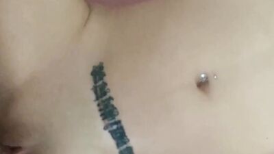 POV amateur brunette with natural sexy curves enjoys the rod of her lover