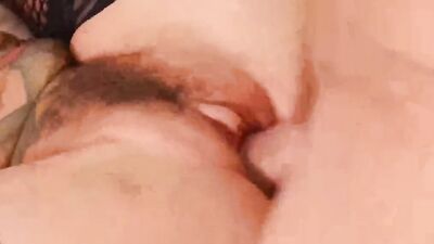 Big tits minx wears fishnet stockings for cock riding sessions