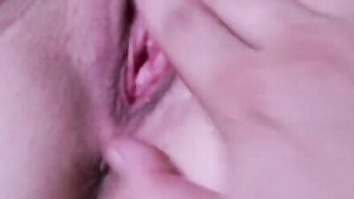 Take a closer look at the juicy amateur cunny while it's being gently stroked