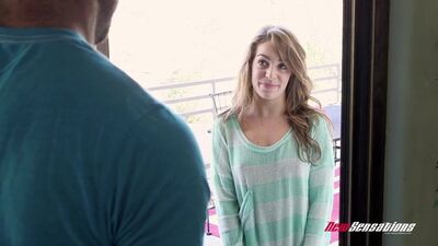 Big ass young hussy is enjoying pussy banging with her handsome stepbro