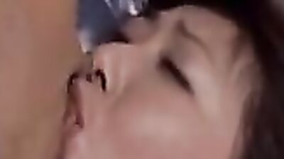 Japanese hairy wife moans while having anal intercourse with her husband