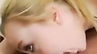 A very kinky anal pounding for a slutty blonde in a bathroom