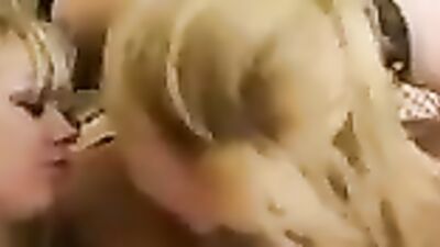 A very kinky anal pounding for a slutty blonde in a bathroom