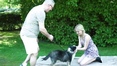 Grandpa gets to Fuck a Young Tight Virgin Pussy and gets a Blowjob