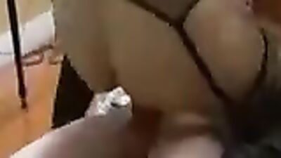 Male slave is rewarded with squirting for a great pussy licking deed