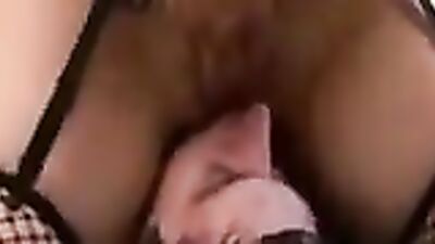 Male slave is rewarded with squirting for a great pussy licking deed